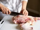 Team Building Cooking Class - Springtime in Paris in Manhattan: cutting chicken