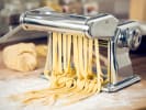 Online Cooking Class - Rich Dishes From Italy: cutting fettuccine noodles