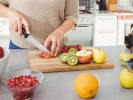 Cooking Class - World of Donuts in Northern Virginia: cutting fruit