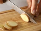 Cooking Class - Vegan Sushi for All: cutting ginger