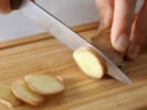 Online Cooking Class - Authentic Korean Fried Chicken Made Simple: cutting ginger