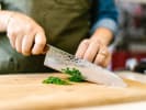 Cooking Class - Knife Skills 101 in Downtown Dallas: cutting herbs