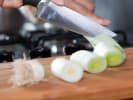 Cooking Class - Taste of France in Manhattan: cutting leeks