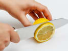 Cooking Class - Fine Five-Star French Dining in Manhattan: cutting lemon
