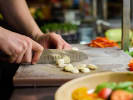 Cooking Class - Taste of the Italian Countryside: cutting mozzarella