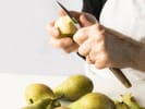 Cooking Class - French Showcase Spectacular in Manhattan: cutting pears