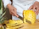 Cooking Class - A Taste of Bora Bora: cutting pineapple