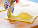 Cooking Class - Ravioli Made From Scratch in Ottawa: cutting ravioli