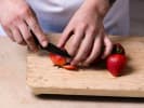 Cooking Class - Delightful Parisian Desserts: cutting strawberries