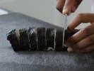 Cooking Class - Intro to Sushi Rice and Rolls: cutting sushi roll