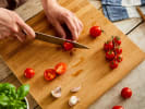 Cooking Class - Taste Of Early Fall in Manhattan: cutting tomatoes