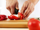 Team Building Cooking Class - Italian With The Crew: cutting tomatoes