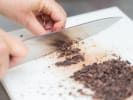Cooking Class - Indulgent Holiday Baking in Dallas: cutting chocolate