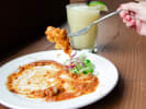 Food Tour - A Taste of Deep Ellum Dallas in Dallas: dallas food tour   trying an enchilada and margarita on a food tour in dallas texas