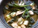 Cooking Class - Best of the Pacific Rim: dashi soup with mushrooms and vegetables