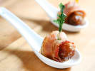 Team Building Cooking Class - Italian Inspired and Paleo Friendly: dates wrapped in bacon 