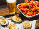 Food Tour - Craft Breweries of New Orleans in New Orleans: delicious food with oysters and crab seafood