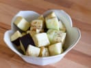 Couples Cooking Class - Keto Style Mexican Cuisine: diced eggplant