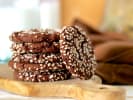 Cooking Class - Handmade Korean BBQ Pizza in Newton: double chocolate sesame cookies