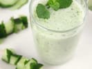 Cooking Class - California Vegetarian - Private in San Francisco: cucumber and mint smoothie