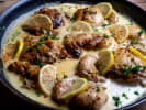 Cooking Class - Wine-Infused Cuisine - Date Night in Downtown Dallas: eared Chicken with Sauvignon Blanc Crème Fraîche and Herbs