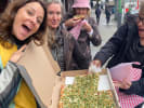 Food Tour - Italian Treasures of North Beach in San Francisco: eating focaccia pizza