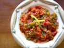 Cooking Class - Moroccan Chicken Tagine and More! in Culver City: eggplant caviar