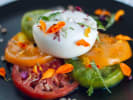 Private Chef - Michelin-Inspired Italian Surf and Turf: elegant Burrata salad