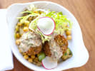 Cooking Class - Greek With Midwestern Twists in Des Moines: falafel with hummus