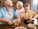 Cooking Class - Bake Fresh Apple Treats - Family Fun in Northern Suburbs: family baking with apples together