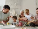 Cooking Class - Hearty Pasta Night - Family Fun in Downtown Dallas: family making pasta dough