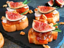 Cooking Class - Flavors of Southern France in San Francisco: fig and cheese crostini