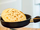 Cooking Class - Gourmet Parisian Dinner - Date Night in Northern Virginia: flipping crepe pancakes mid air in a pan
