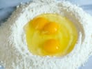 Cooking Class - Handmade Italian Cuisine: flour and eggs to make homemade pasta