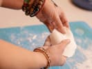 Cooking Class - Craft Traditional Chinese Dim Sum in Boston Proper: folding dim sum up close