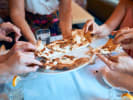 Food Tour - The Best of Denver in Denver: food tour guests enjoying pizza in denver