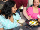 Food Tour - Taste of Classic Philly in Philadelphia: food tour guide serving eggs with toast