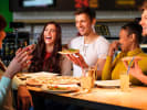Private Food Tour - Mile High Tastes of Denver in Downtown Denver: Having fun time with pizza and drinks