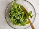 Online Knife Skills Class - Spanish Tapas: fresh arugula