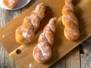 Food Tour - Granville Island Public Market in Vancouver: fresh baked cinnamon twists