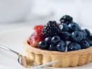 Cooking Class - A Vegetarian Take on Burger Night in NYC: fresh berry tart