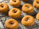 Cooking Class - Superb Holiday Baking in Chicago: fresh donuts with punpkin spices on a tray