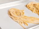 Team Building - Italian Style Surf and Turf in Houston: fresh fettuccine