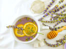 Online Cooking Class - Health-Boosting Mocktails: fresh lavender tea and ingredients