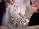 Cooking Class - Traditional Pasta-Making in Downtown Chicago: fresh pasta sheet made rolling dough with pasta machine