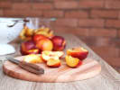 Cooking Class - Modern American Bistro Favorites: fresh peaches