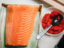 Cooking Class - It's a Poke Party in Baltimore: fresh salmon