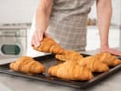 Cooking Class - Buttery Croissants From Scratch in Manhattan: fresh croissants on a baking tray