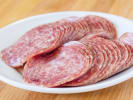 Team Building Cooking Class - Charcuterie Board Team Challenge in San Francisco: freshly sliced salami