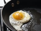 Cooking Class - Flavors of Malaysia in Northern Virginia: frying an egg